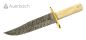 Preview: Auerbach Damastmesser Damaszener Stahl Bone Bowie Knife