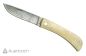 Preview: Auerbach Damastmesser Damaszener Stahl Bone "Edwin" Taschenmesser