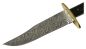 Preview: Auerbach Damastmesser Damaszener Stahl Horn Bowie Knife