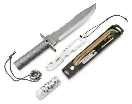 Aitor Jungle King I White Silver Survivalmesser