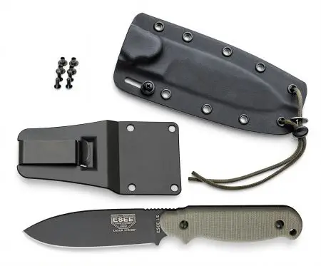 ESEE Knives Laser Strike Gunsmoke LS-P-TG Outdoormesser