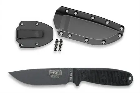 ESEE Knives Model 4 Gunsmoke Outdoormesser