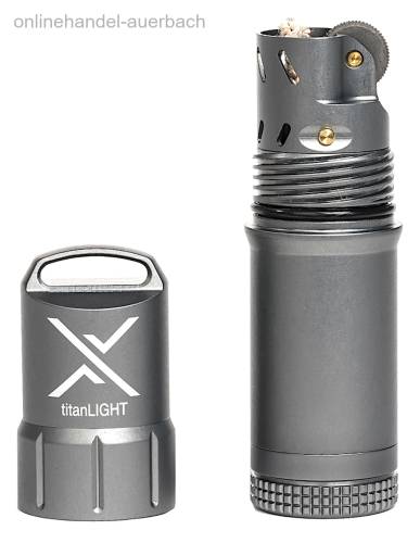 Exotac TitanLight Gunmetal lighter