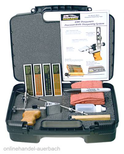 KME Sharpeners precision knife sharpening system diamond stone kit