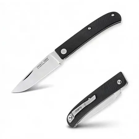 Manly Comrade S90V Black Taschenmesser