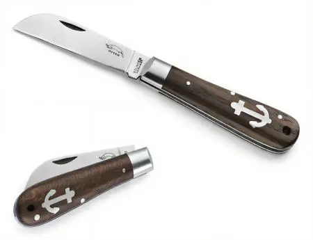 Otter Ankermesser Räuchereiche Taschenmesser