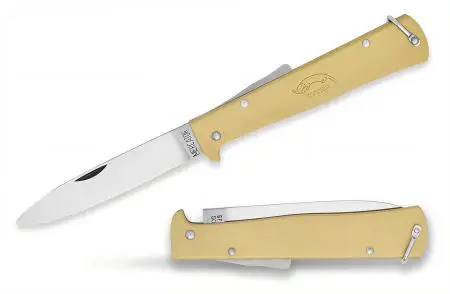 Otter Mercator Messing Carbon Taschenmesser