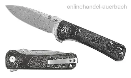 QSP Hawk Damast QS131-Q Taschenmesser