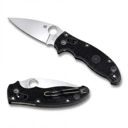 Spyderco C101PBK2 Manix 2 Black Lightweight Taschenmesser
