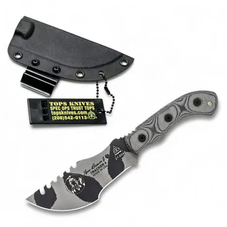 Tops Knives Tom Brown Mini Tracker Camo Outdoormesser