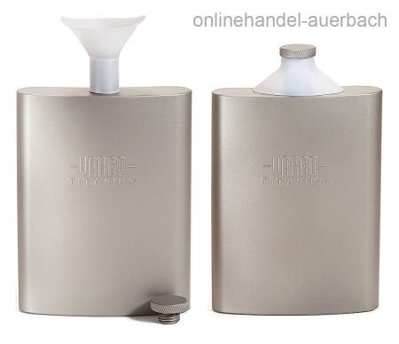 Vargo Titanium Funnel Flask Flachmann