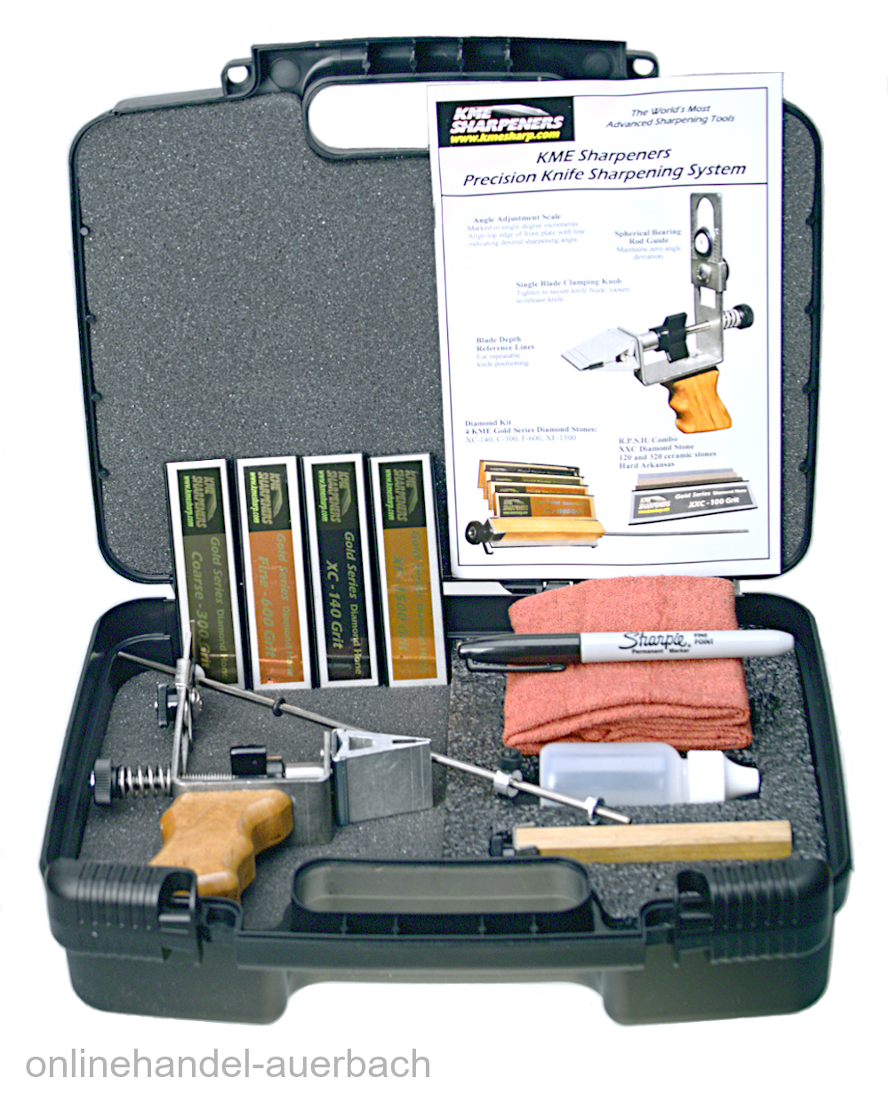 KME Sharpeners Knife Sharpening System Kit