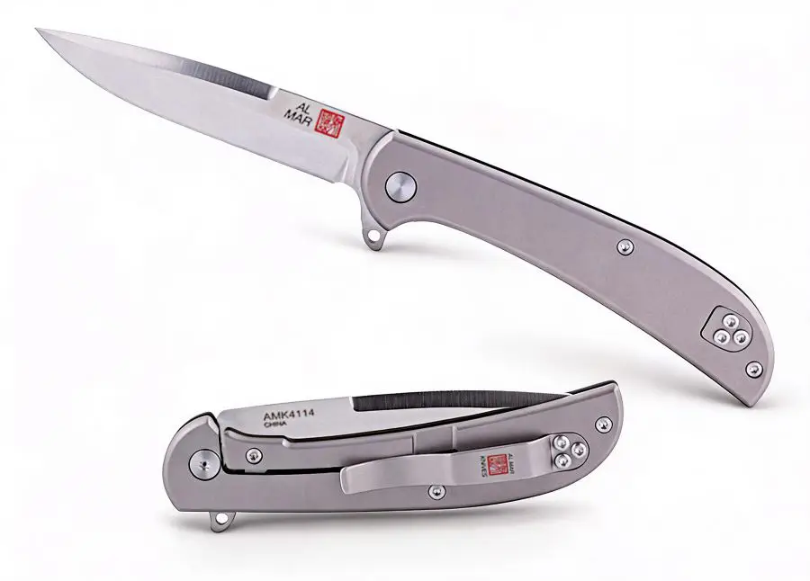 Al Mar Knives Ultralight Titanium AMK4114 Taschenmesser