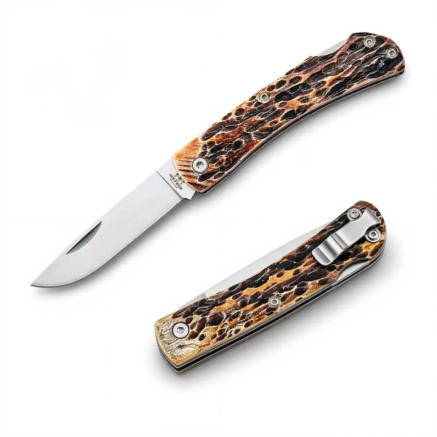 Bear & Son Cutlery Farmhand Hirschhorn Taschenmesser