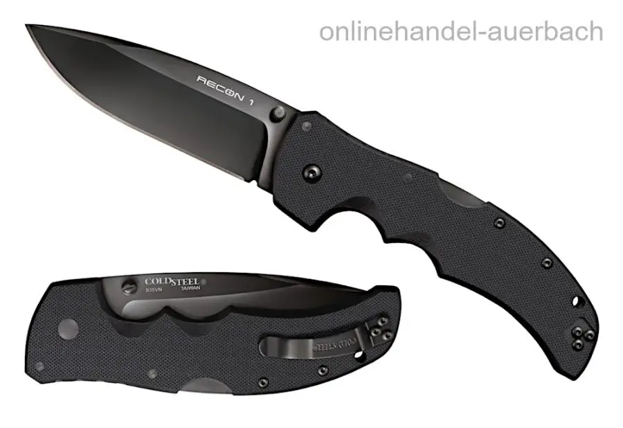 Cold Steel Recon 1 Spear Point Plain Edge Taschenmesser Cold Steel Recon 1 Spear Point Plain Edge Taschenmesser