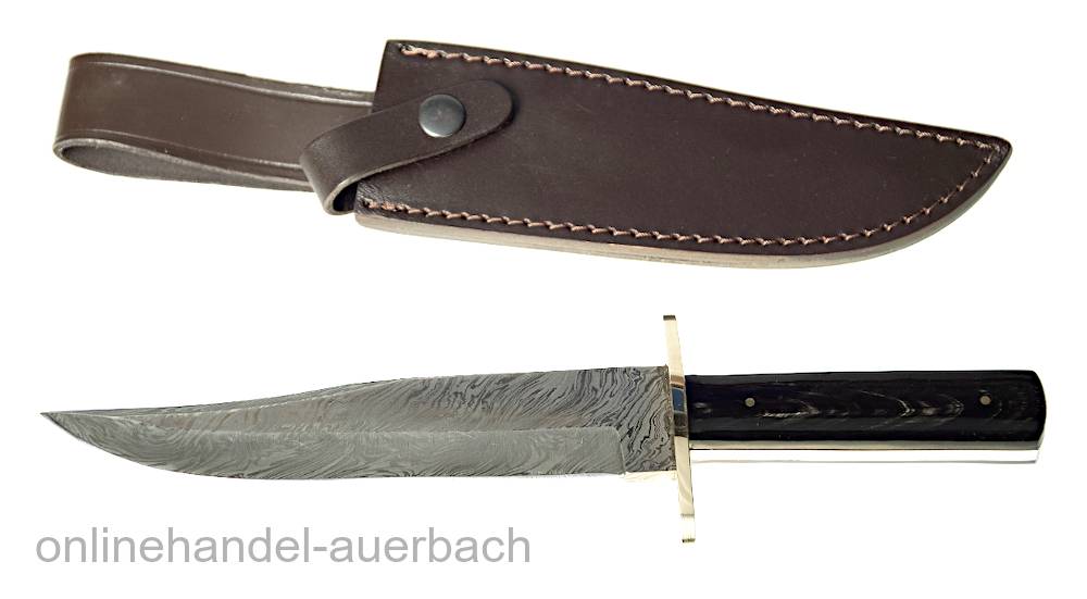 damascus knife bowie