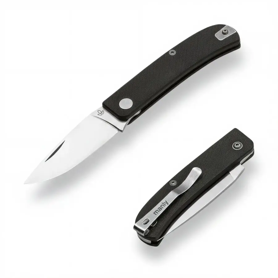 Manly Wasp S90V Black Taschenmesser