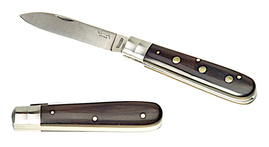 Otter 3-Nieten Messing Taschenmesser