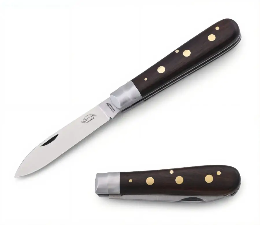Otter 3-Nieten Messing Taschenmesser