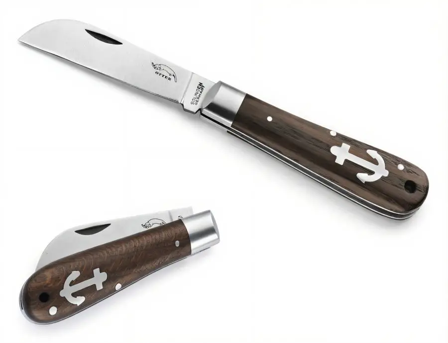 Otter Ankermesser Räuchereiche Taschenmesser