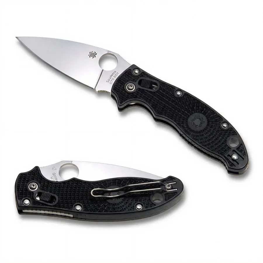 Spyderco C101PBK2 Manix 2 Black Lightweight Taschenmesser