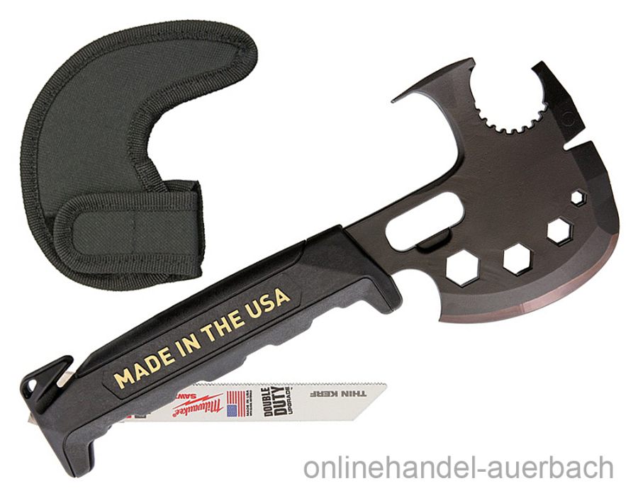 Off Grid Tools Survival Axe Elite Black Survival Axt