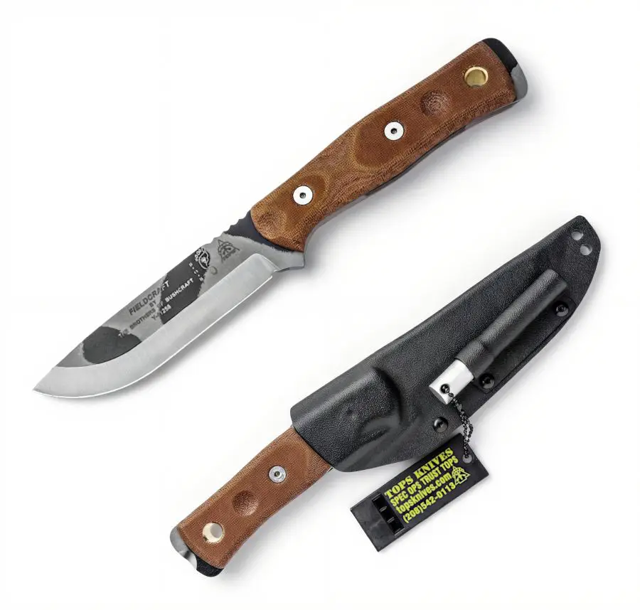 Tops Knives B.O.B. Fieldcraft BROS 01CAMO Outdoormesser