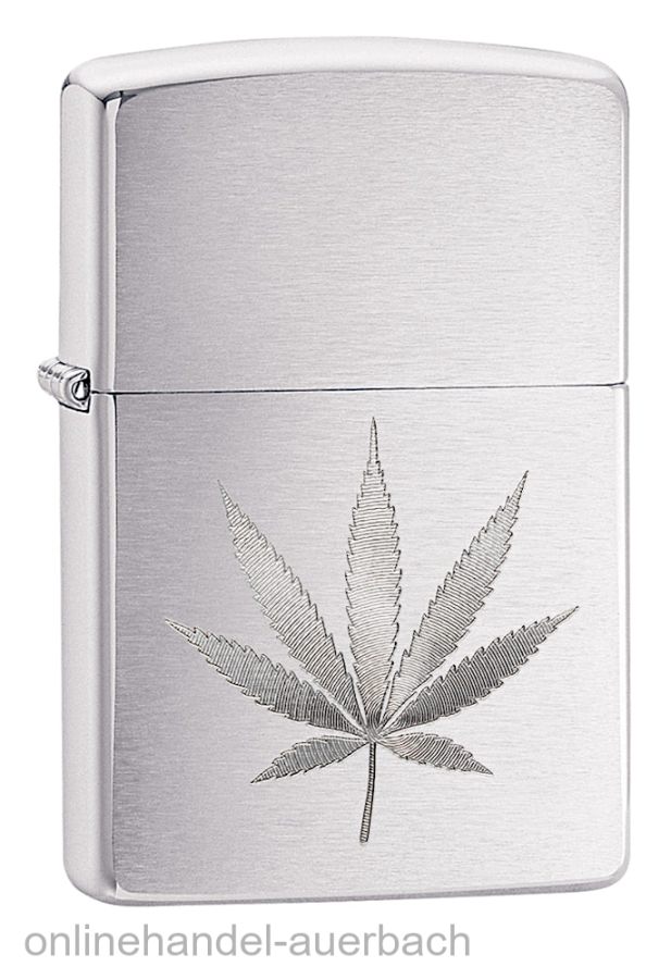 Zippo Leaf Design Engraved Feuerzeug