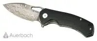 Auerbach Damastmesser Damaszener Stahl Black Micarta 
