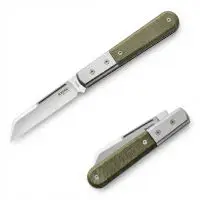 Lionsteel Barlow Green Canvas Micarta CK0115 CVG Taschenmesser