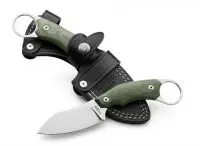 LionSteel H1 CVG Green Canvas Micarta Messer
